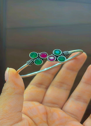 Oxidized Stone Bracelete