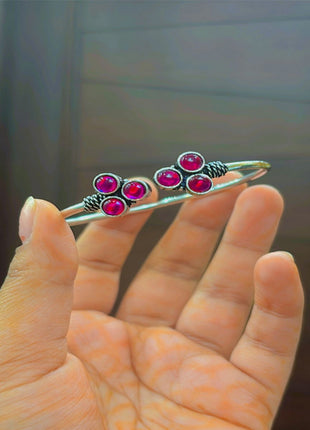 Oxidized Stone Bracelete