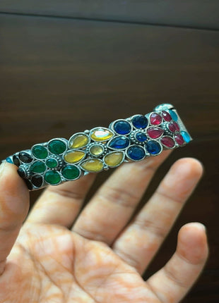 Bold Green Stone Kada