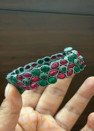 Bold Green Stone Kada
