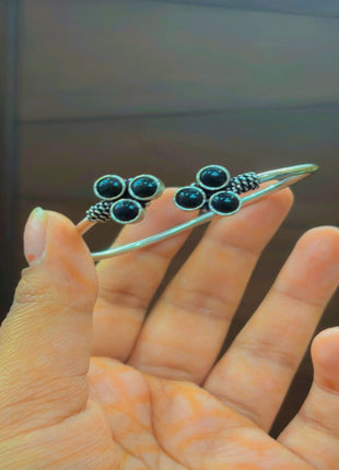 Oxidized Stone Bracelete