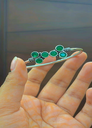 Oxidized Stone Bracelete