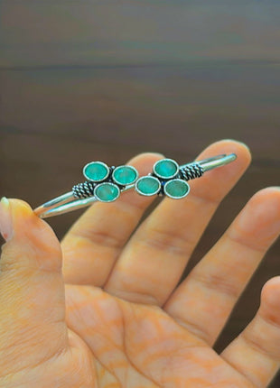 Oxidized Stone Bracelete