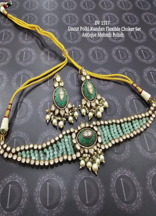 Office-Chic Pendant Set with Pearl Detailing – Ideal for Office Wear