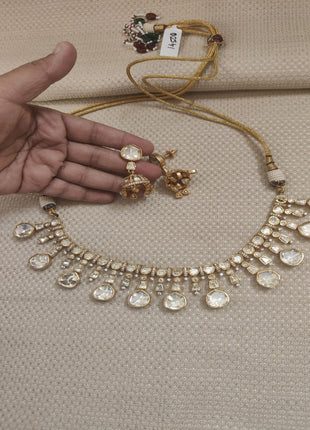 Sleek American Diamond Pendant Set – Ideal for Party Wear