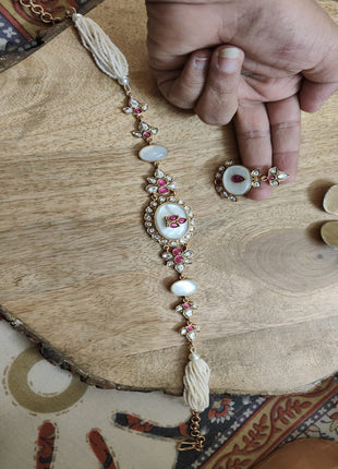 Stylish American Diamond Pendant Set with Sleek Finish – Ideal for Office Wear