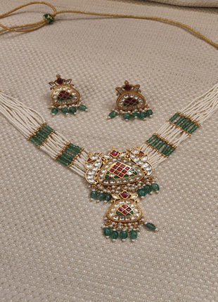 Modern American Diamond Pendant Set – Ideal for Party Wear