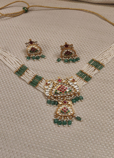 Modern American Diamond Pendant Set – Ideal for Party Wear