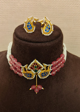 Office-Ready Pendant Set with Dual-Tone Finish – Ideal for Office Wear