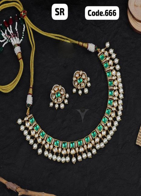 Contemporary Pearl Pendant Set – Ideal for Office Wear