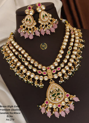 Amethyst Petal Pendant Set