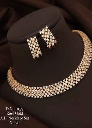 Bridal Monzonite Pendant Set