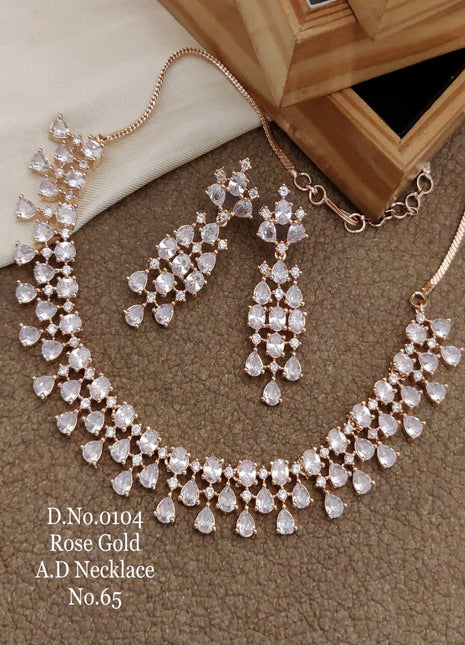 CZ Sparkle Pendant Set