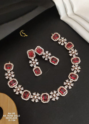 Gold Plated Floral Layered Set