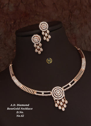 American Diamond Teardrop Set