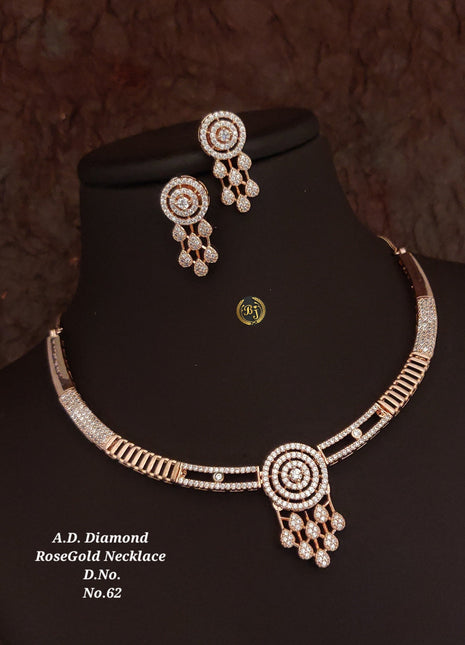 American Diamond Teardrop Set