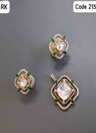 Vintage Kundan Pendant Set