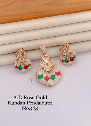 Kundan and Pearl Bridal Set