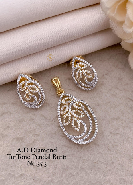 Antique Pearl Cluster Necklace Set