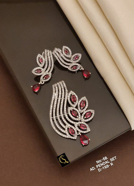 Pearl Pendant Set with Earrings