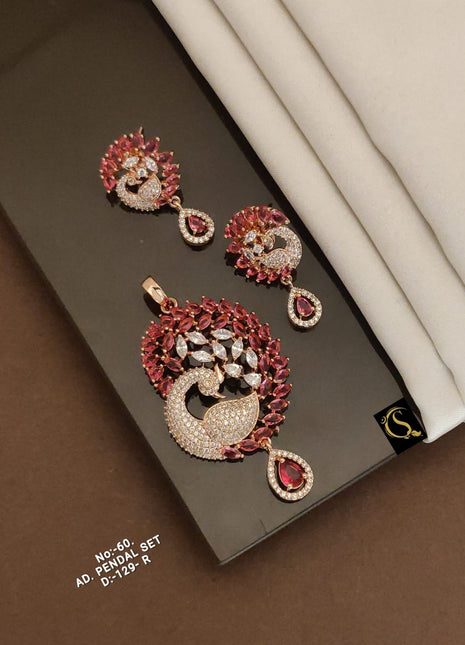 A.D. Pendant Set with Earrings