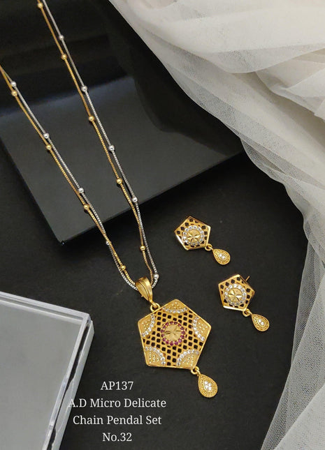 Hexagon Mesh Pendant