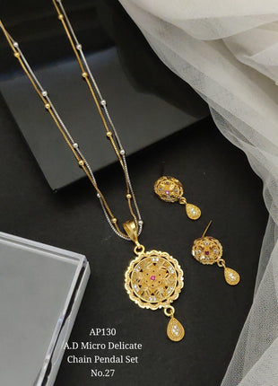 Circle Filigree Pendant