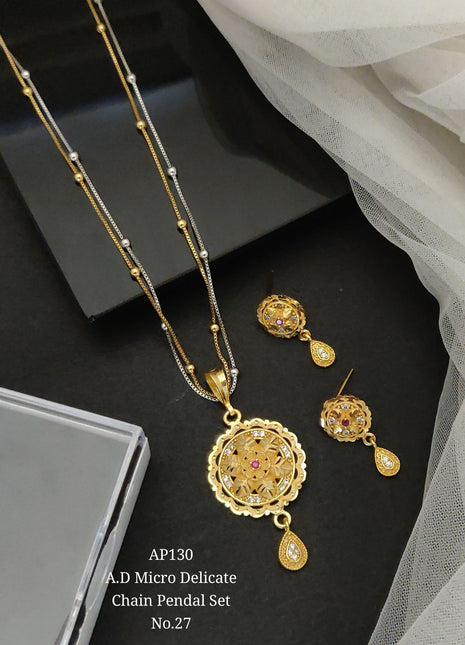 Circle Filigree Pendant