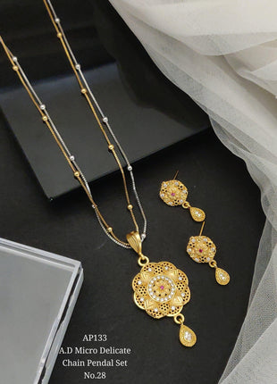 Floral Filigree Pendant