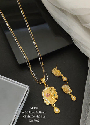 Floral Paisley Pendant