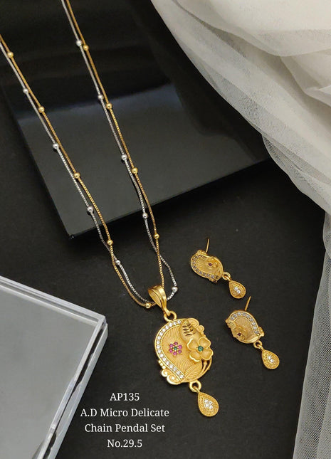 Floral Paisley Pendant