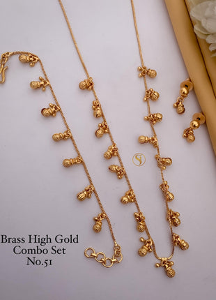 Dual Drop Motif Combo Set