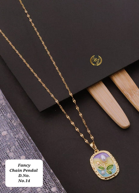 Square Blossom Pearl Pendant