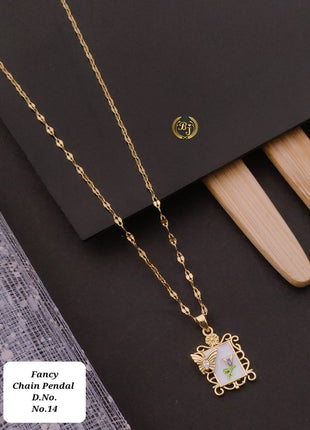 Butterfly Frame Enamel Pendant