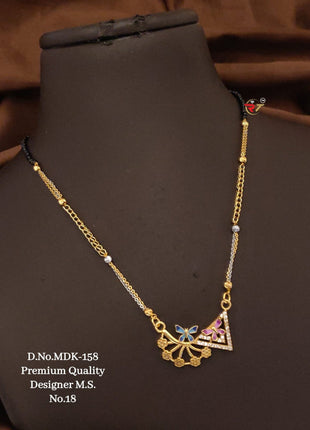 Butterfly Floral Designer Necklace