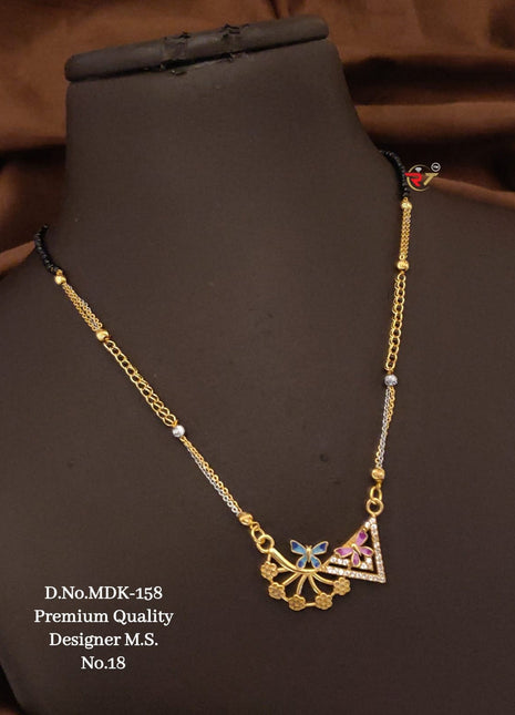 Butterfly Floral Designer Necklace