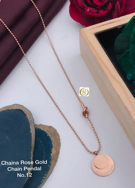 Rose Gold 'Must Be Happy' Coin