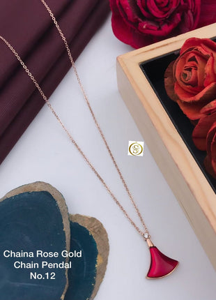 Elegant Twin Floral Pendant