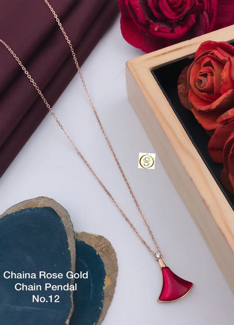 Elegant Twin Floral Pendant