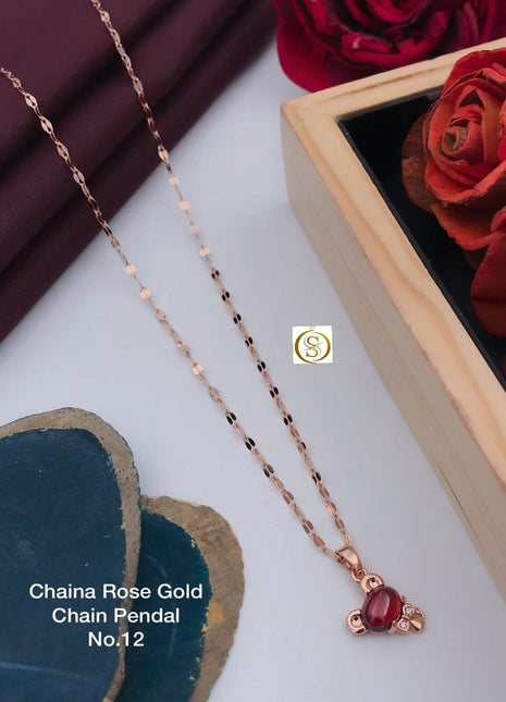 Classic Red Drop Pendant