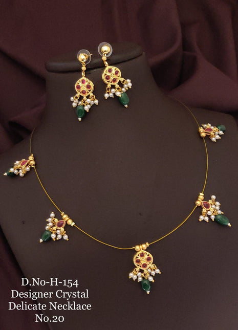 Clear Crystal Bow Pendant