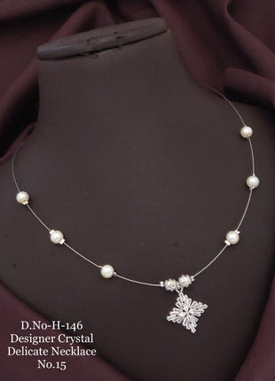 Elegant Pearl Drop Necklace