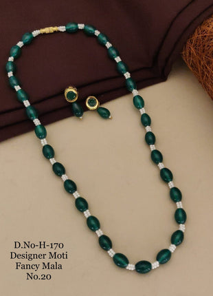 Green Moti Mala