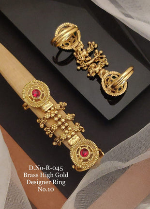 Bold Oxidized Statement Ring