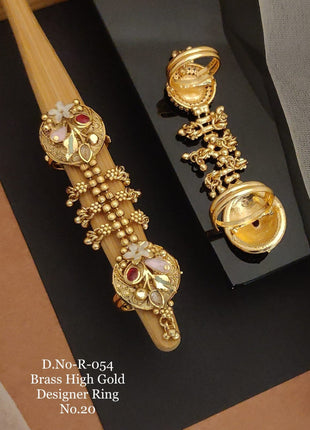 Kundan Work Traditional Ring