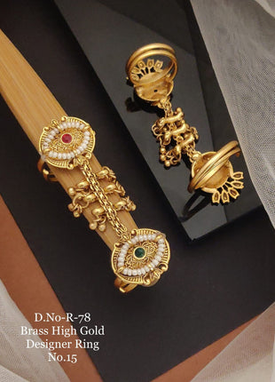 Mirror Work Ethnic Ring