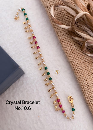 Ghungroo Crystal Multicolor Bracelet