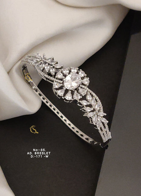 Oxidized Floral Design Bangles