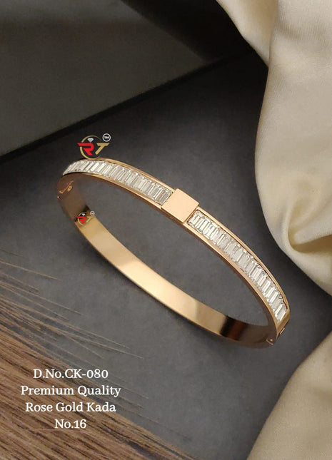 Pearl-Embellished Oxidized Bangles