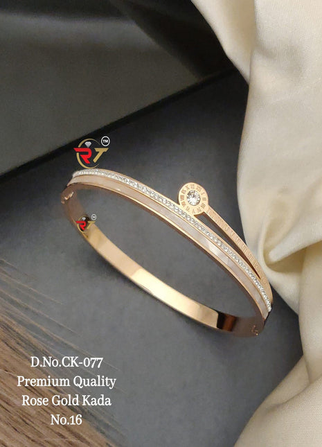 Pearl Studded Gold-Plated Bracelet